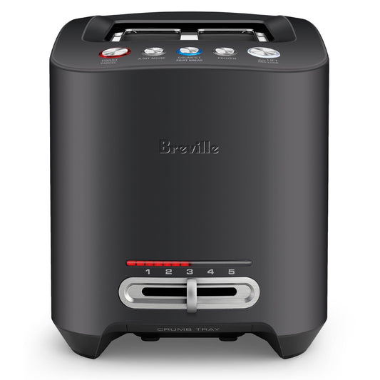 Breville the Smart Toast 2 Slice Toaster (Black Truffle)