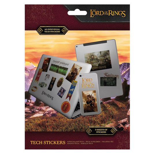 Lord Of The Rings - Heroes Tech Stickers