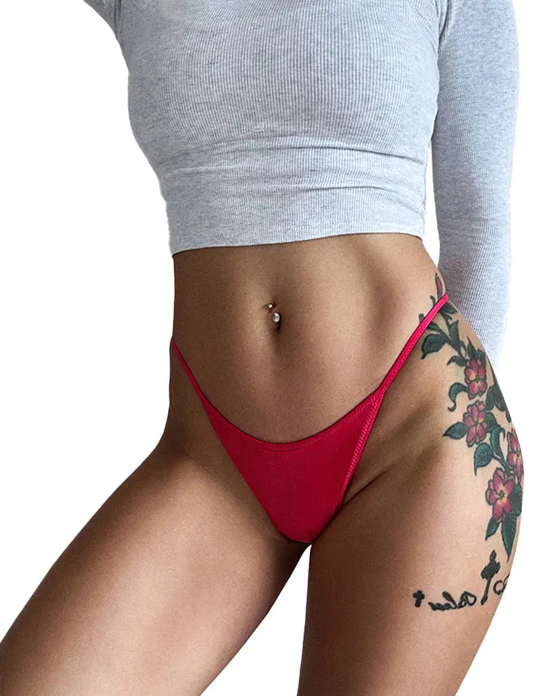 WILLLUXE® ForLove – Animal Print Thin Strap Thong