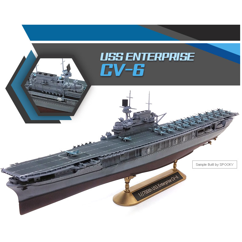 1/700 USS Enterprise CV-6 ''Battle of Midway''