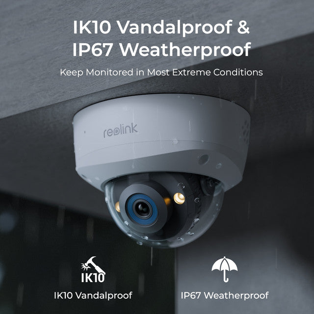 Reolink 12MP 145° View IK10 PoE Outdoor Security Camera