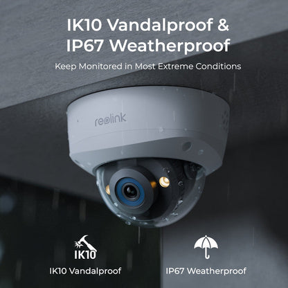 Reolink 12MP 145° View IK10 PoE Outdoor Security Camera