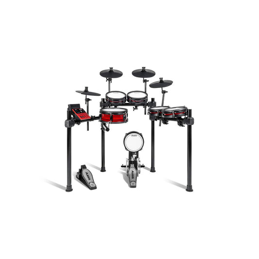 Alesis 10pc Nitro Pro XL Kit Piece Electronic Mesh Drum Kit with Bluetooth Set