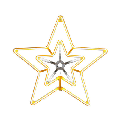 Lexi Lighting 55*51cm Digital Shooting Neon Star - Warm White+White