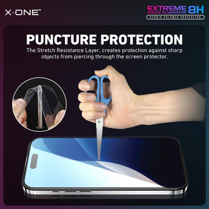 X.One Hybrid Polymer Impact Screen Protector iPhone Xs Max / 11 Pro Max Transparent