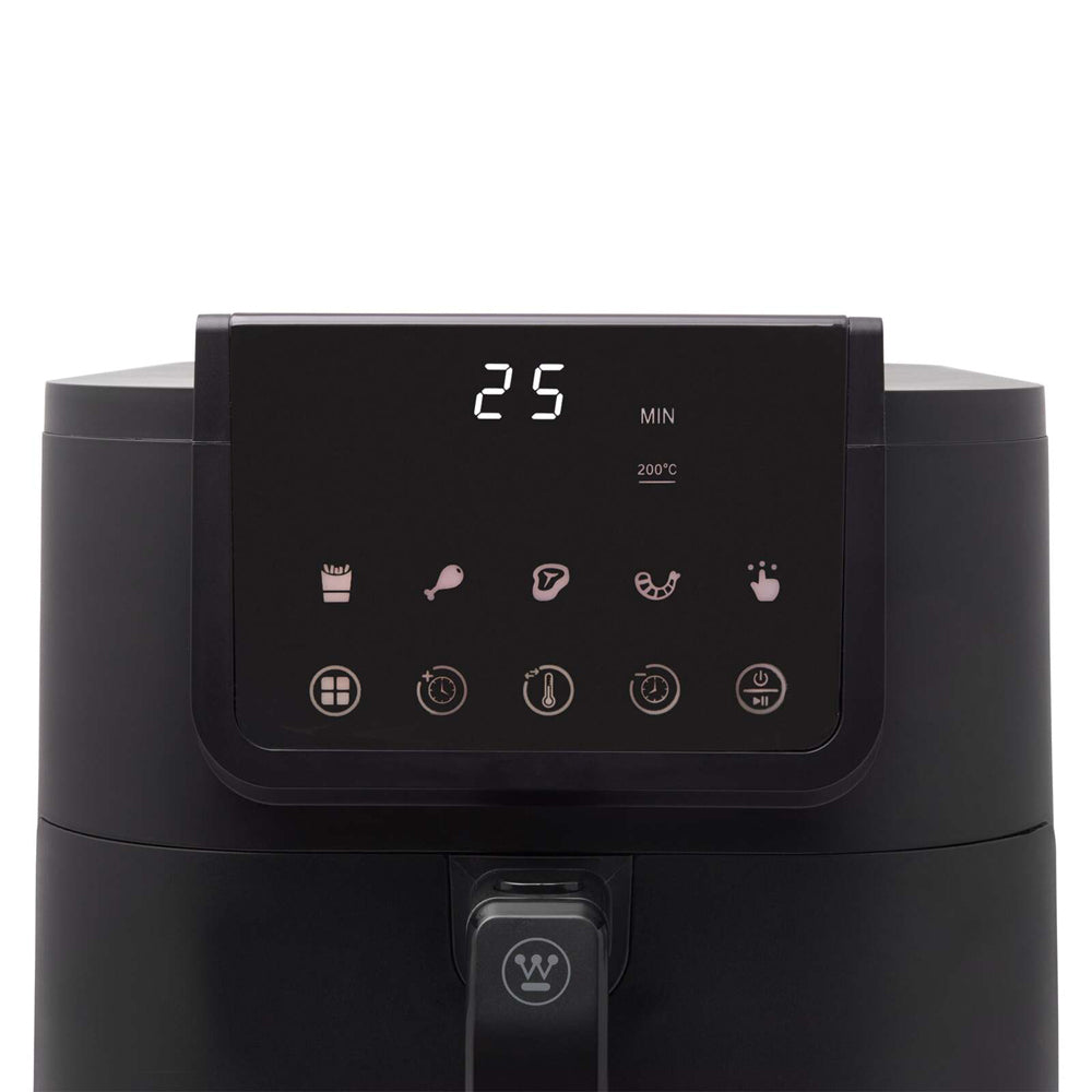 Westinghouse 1700W Air Fryer Benchtop Kitchen Oven Slimline Opti-Fry 8L (Black)