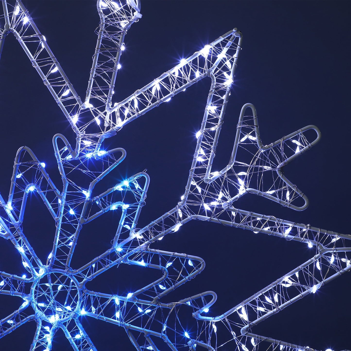 Lexi Lighting Outdoor Micr-LED Christmas Snowflake Silhouette