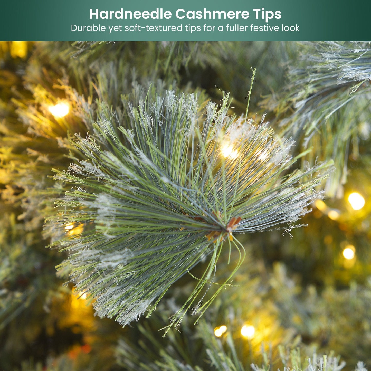 Christabelle 1.8m Christmas Tree Cashmere Pine 6ft Pre-Lit with LED Lights