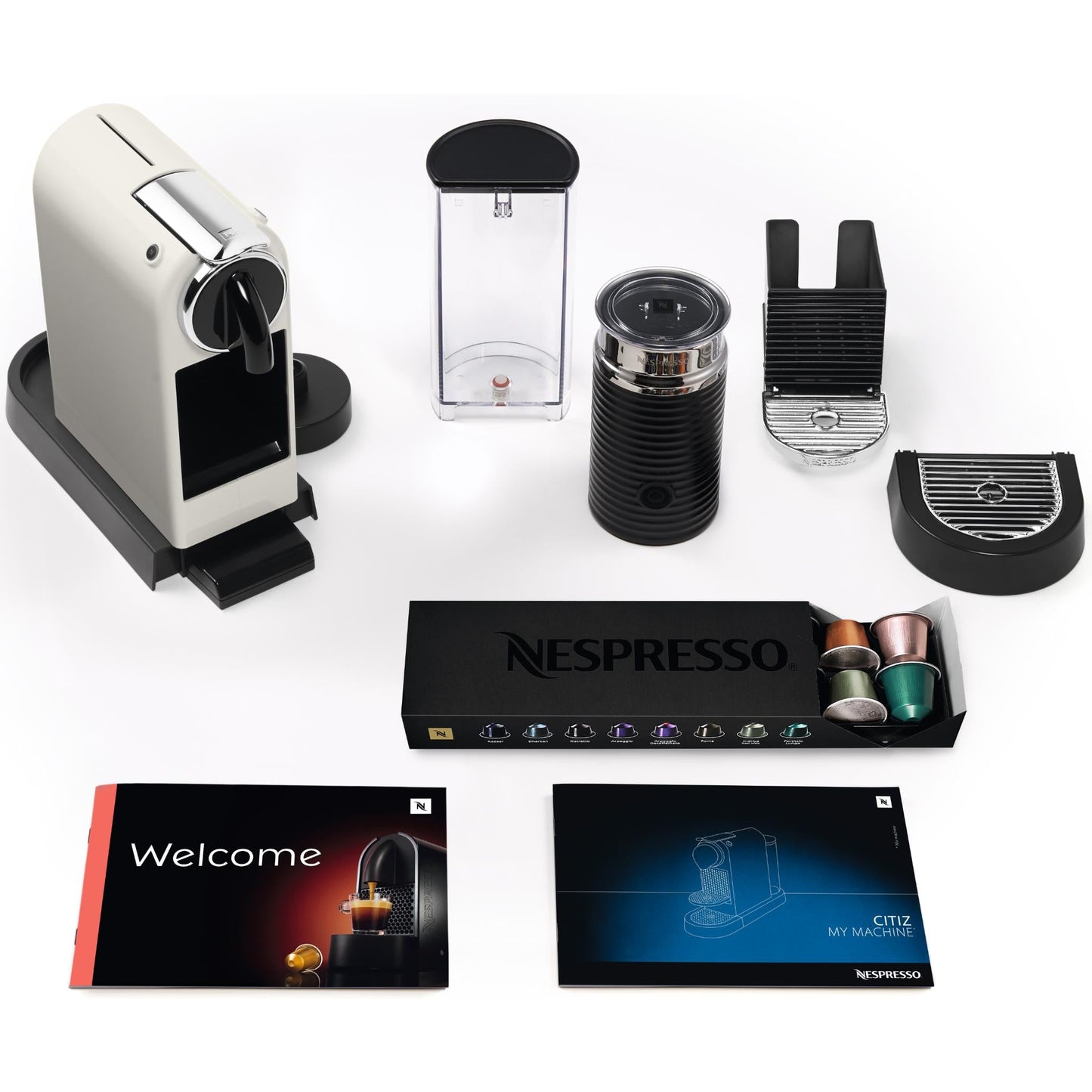 De'Longhi Nespresso Citiz & Milk Coffee Machine (White)