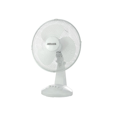 Heller Desk Fan 40cm Oscillating Tilt Adjustable 3 Speed Mesh Grill HHDF40SG