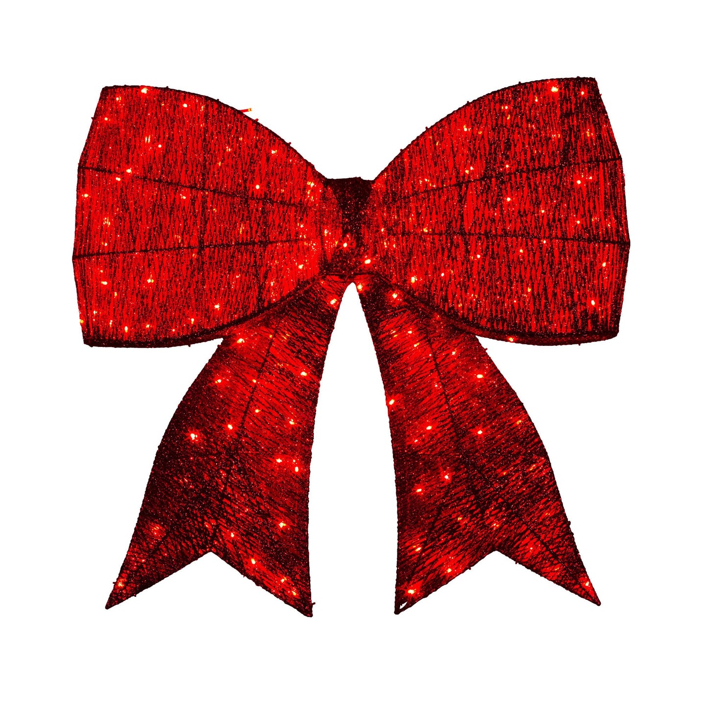 Christabelle Christmas Display Bow 91cm with LED and Twinkle Lights 5 Functions