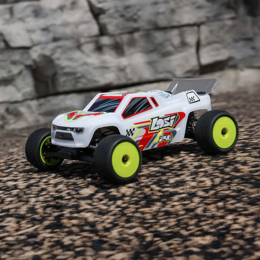 Losi Micro-T RC Stadium Truck Electric 2WD 1/28 Scale RTR - White