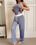 Willluxe® Striped Spaghetti Strap Set
