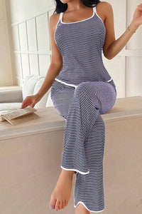Willluxe® Striped Spaghetti Strap Set