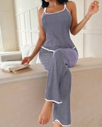 Willluxe® Striped Spaghetti Strap Set