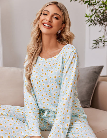 Ekouaer Premium Soft 2 Pack Long Sleeve Pajama Set (US Only)