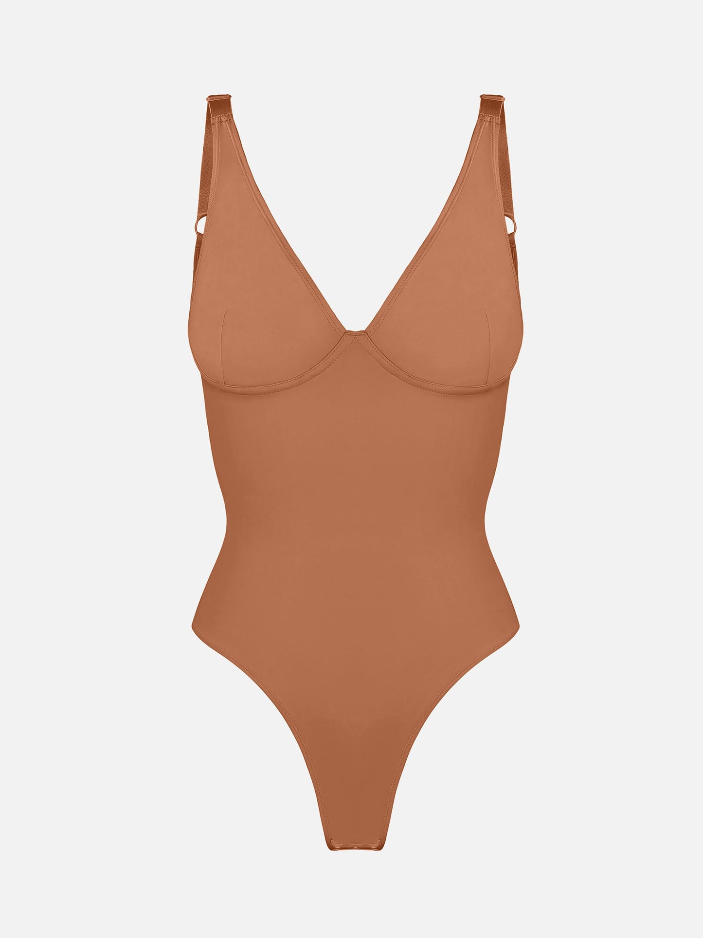 Willluxe Deep V Neck Tummy Control Shapewear Bodysuit [BOGO]