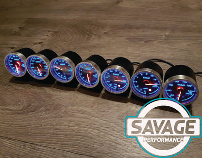60mm Savage Volt Gauge 7 Colours *Savage Performance*
