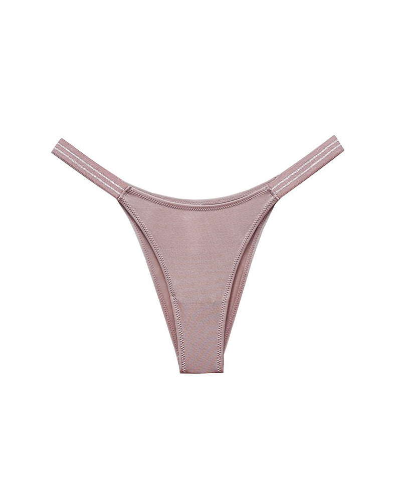 Willluxe® SparkleGlam – Seamless Leopard Print Bikini Thong