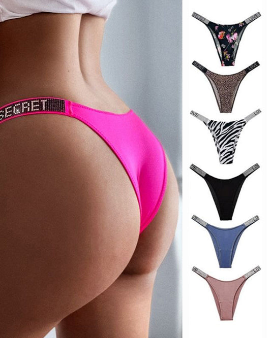 WILLLUXE® SparkleGlam – Rhinestone Embellished Sexy Thong