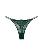 Willluxe® BlossomLace – Lace Thong with Sparkling Details