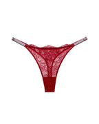 Willluxe® BlossomLace – Lace Thong with Sparkling Details