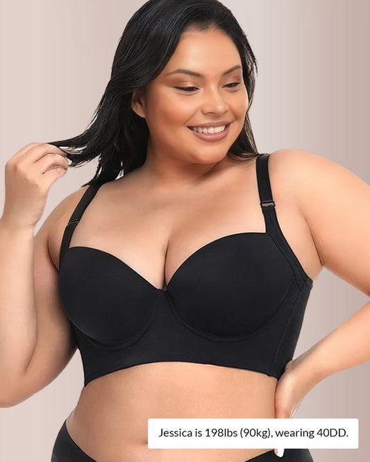 WILLLUXE® Push up Back Smoothing Shaping Bra