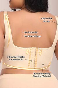 Willluxe® Push up Back Smoothing Shaping Bra