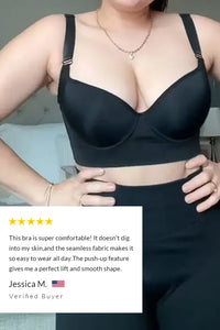 Willluxe® Push up Back Smoothing Shaping Bra