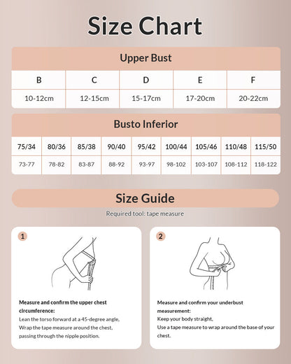 WILLLUXE® Push up Back Smoothing Shaping Bra