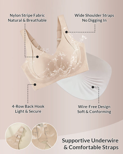 WILLLUXE® Soft Comfortable Everyday Bra