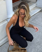 Willluxe® Backless Halter Jumpsuit