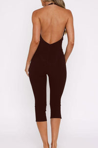 Willluxe® Backless Halter Jumpsuit