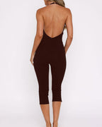 Willluxe® Backless Halter Jumpsuit