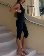 Willluxe® Elegant Backless Halter Jumpsuit