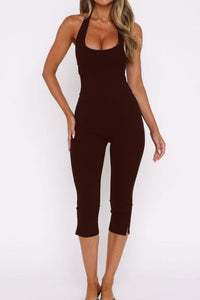 Willluxe® Backless Halter Jumpsuit