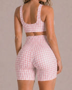 Willluxe® Shortcake Cherries Sports Bra