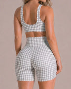 Willluxe® Shortcake Cherries Sports Bra
