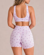 Willluxe® Shortcake Cherries Sports Bra