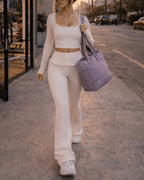 Willluxe® Ballet Ruffled Shaping Sports Top