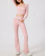 Willluxe® Ballet Ruffled Shaping Sports Top