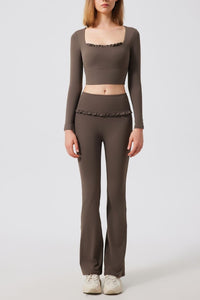 Willluxe® Ballet Ruffled Shaping Leggings