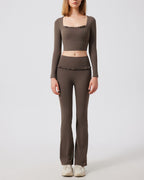 Willluxe® Ballet Ruffled Shaping Leggings