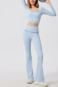 Willluxe® Ballet Ruffled Shaping Leggings