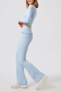 Willluxe® Ballet Ruffled Shaping Leggings
