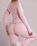 Willluxe® Ballet Ruffled Shaping Leggings
