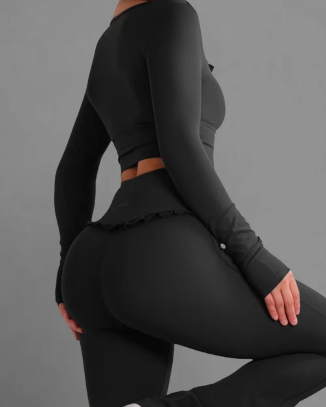 Willluxe® Ballet Ruffled Shaping Leggings