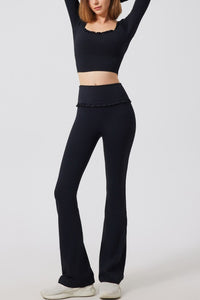 Willluxe® Ballet Ruffled Shaping Leggings