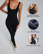 Willluxe® Tummy Control Active Shapewear Bodysuit