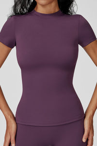 Willluxe® Quick-Dry Yoga Running Short Sleeve Top